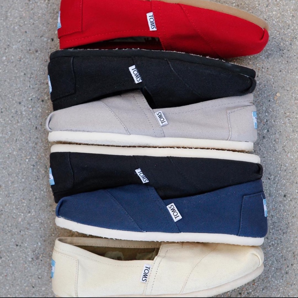 EUC Toms Navy Canvas Classics - Picture 14 of 15